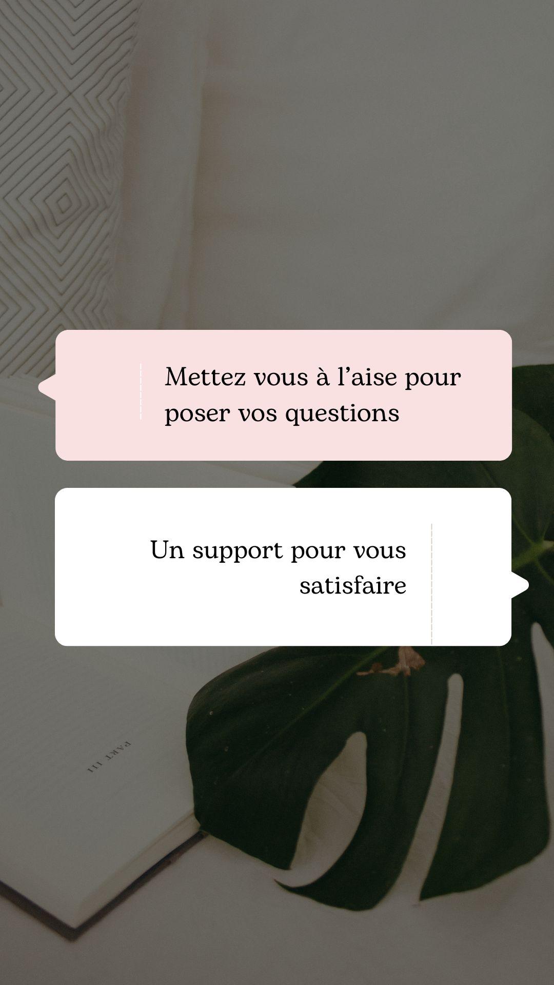 Service client personnalisé et accompagnement dédié